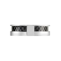 Bague Karly Acier Blanc