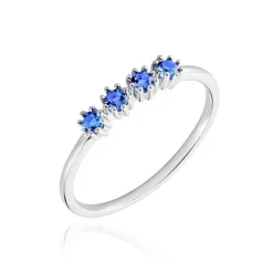 Bague Karrie Argent Blanc Oxyde De Zirconium