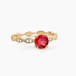 Bague Kurt Plaqué Or Jaune Oxyde De Zirconium
