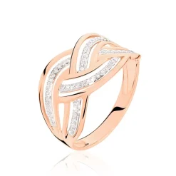 Bague Leopoldine Or Rose Diamant