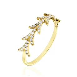 Bague Ligeia Or Jaune Oxyde De Zirconium