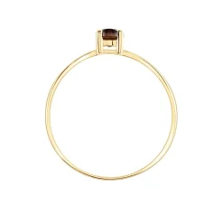 Bague Lily Or Jaune Quartz