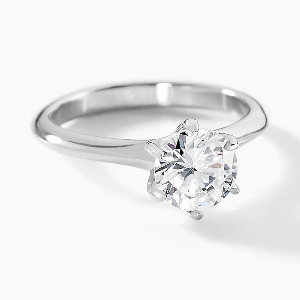 Bague Lydia Argent Blanc Oxyde De Zirconium
