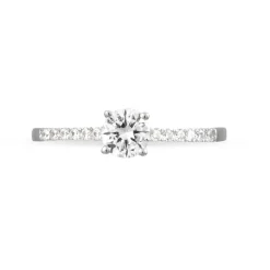Bague Manon Or Blanc Amethyste