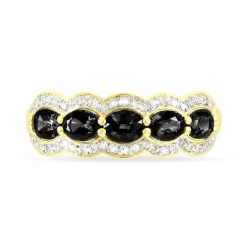 Bague Margaux Or Jaune Agate Et Diamant