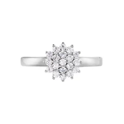 Bague Maximille Argent Blanc Oxyde De Zirconium