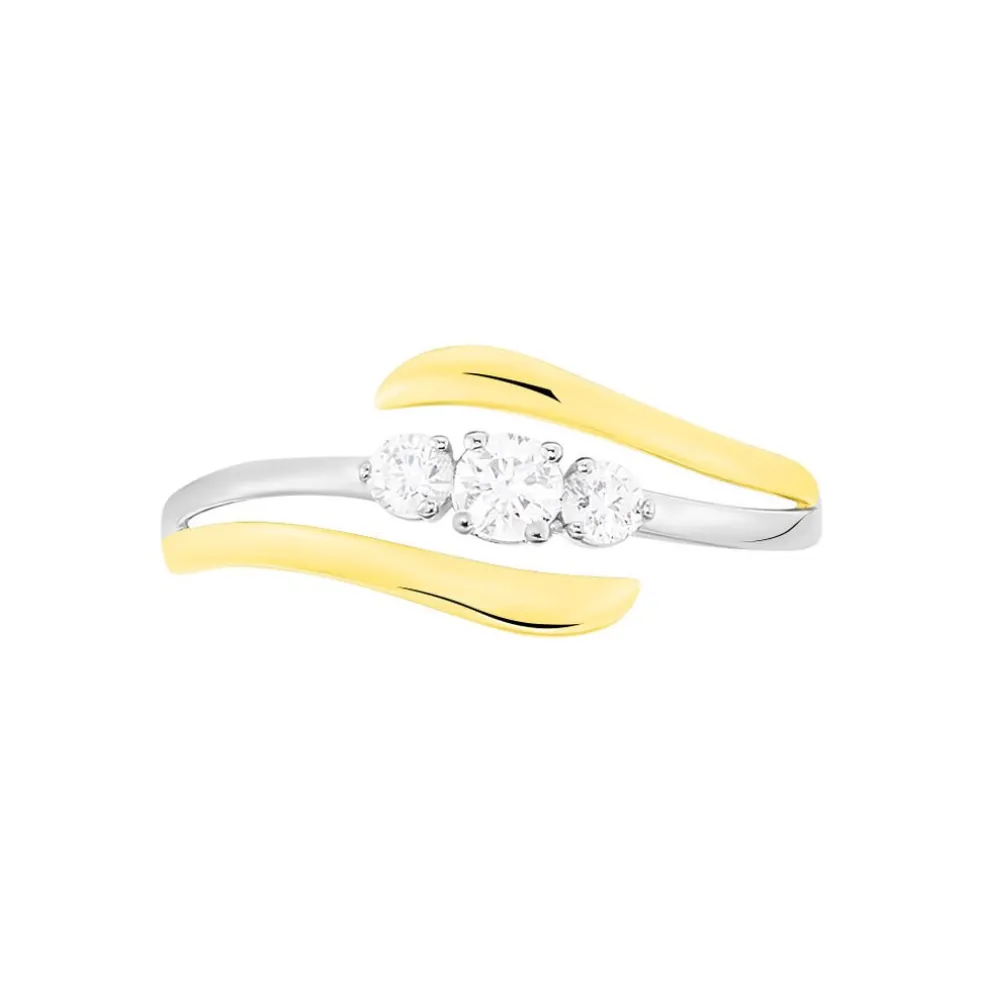 Bague Mayline Or Bicolore Diamant