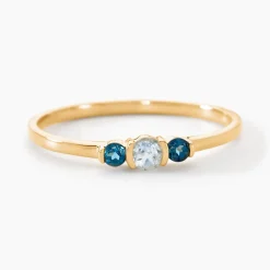 Bague Mediha Or Jaune Topaze