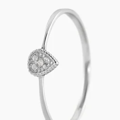 Bague Mon 1er Diamant Or Blanc Diamant