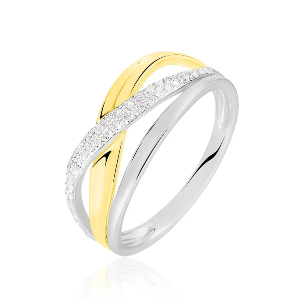 Bague Nene Or Bicolore Diamant