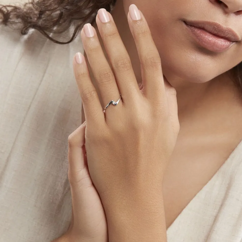 Bague Or Blanc Diamant