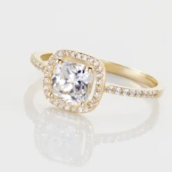 Bague Or Jaune Adrienne Oxydes De Zirconium