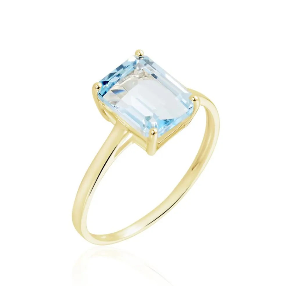 Bague Or Jaune Faraj Topaze