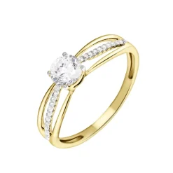 Bague Or Jaune Rodrigo Oxyde De Zirconium