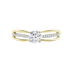 Bague Or Jaune Rodrigo Oxyde De Zirconium