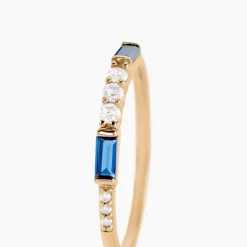 Bague Plaqué Or Jaune Calvin Oxyde De Zirconium