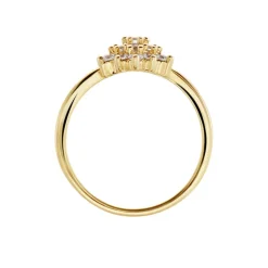 Bague Plaqué Or Sadoth Oxyde De Zirconium