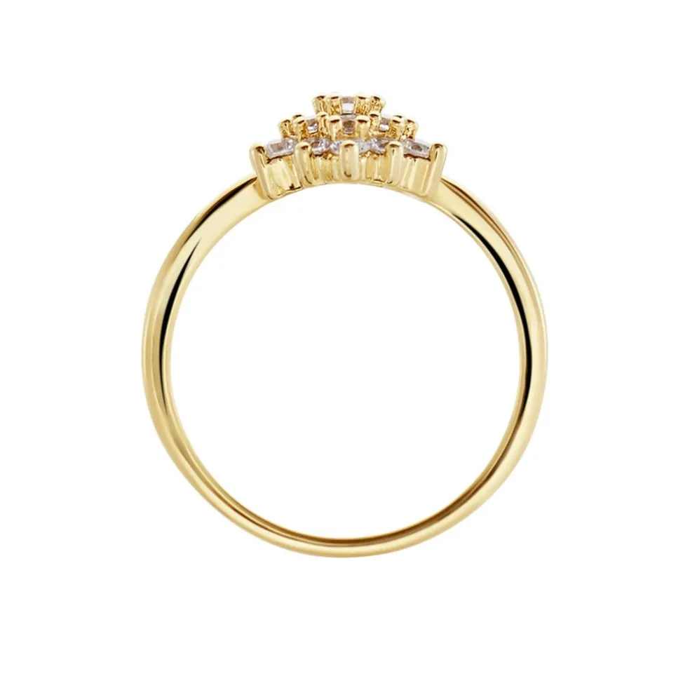 Bague Plaqué Or Sadoth Oxyde De Zirconium