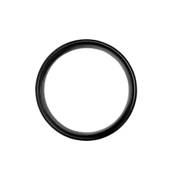 Bague Rico Acier Noir