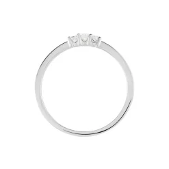 Bague Sabine Or Blanc Diamant