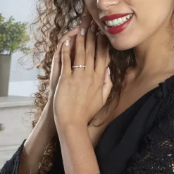 Bague Solitaire Anastasiane Or Blanc Diamant