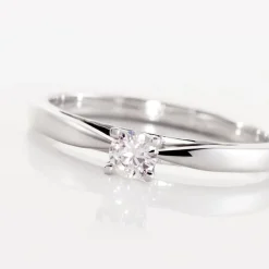 Bague Solitaire Celina Or Blanc Diamant