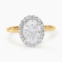 Bague Solitaire Cillie Or Jaune Oxyde De Zirconium