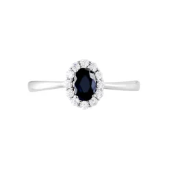 Bague Solitaire Eulalio Argent Blanc Oxyde De Zirconium