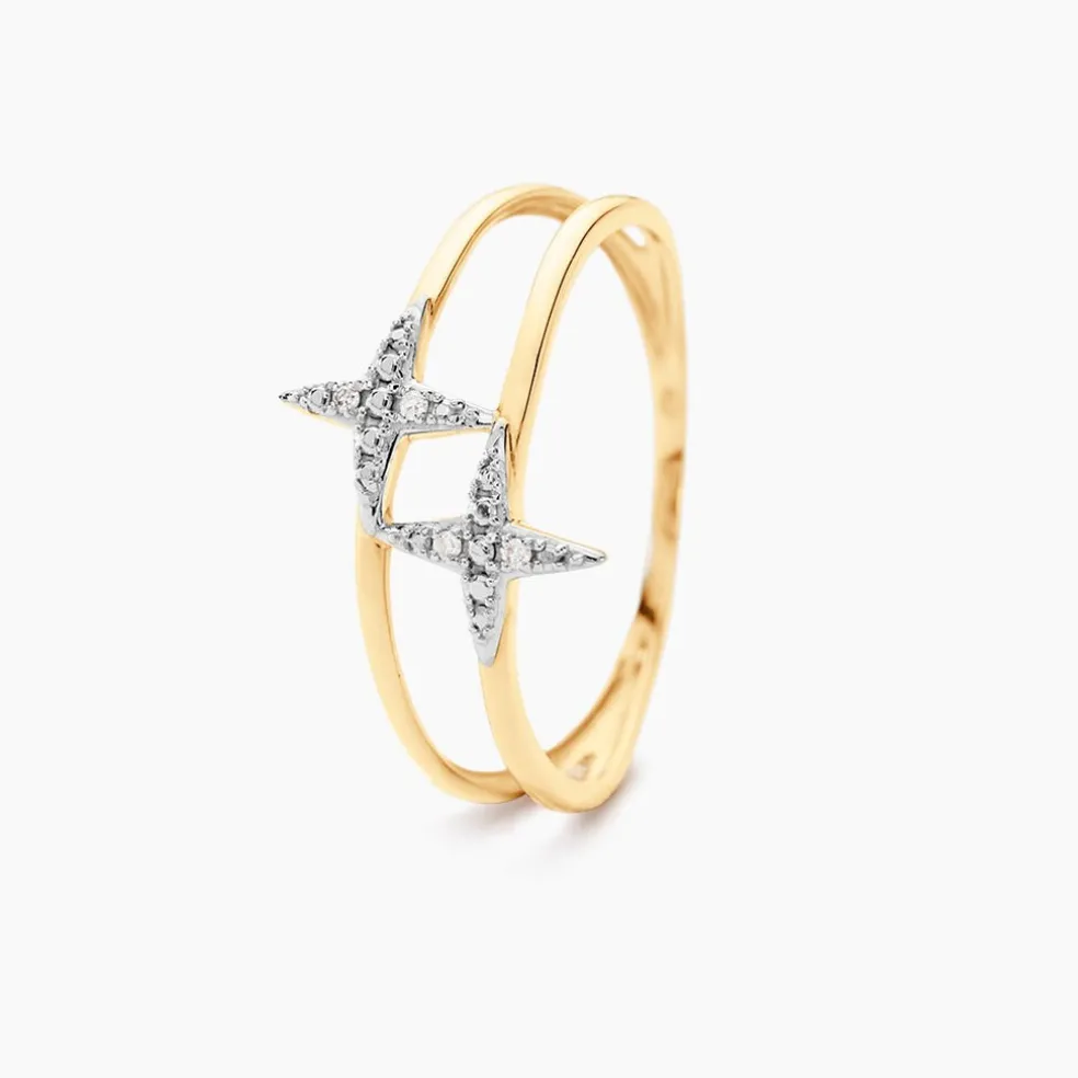 Bague Starlight Or Jaune Diamant