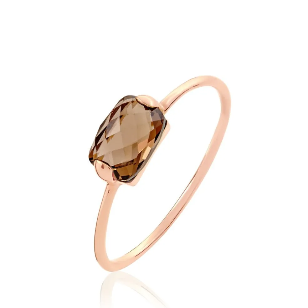 Bague Stella Or Rose Quartz