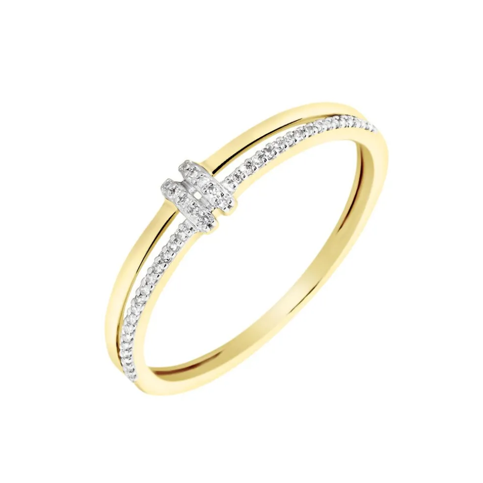 Bague Tharia Or Jaune Diamant