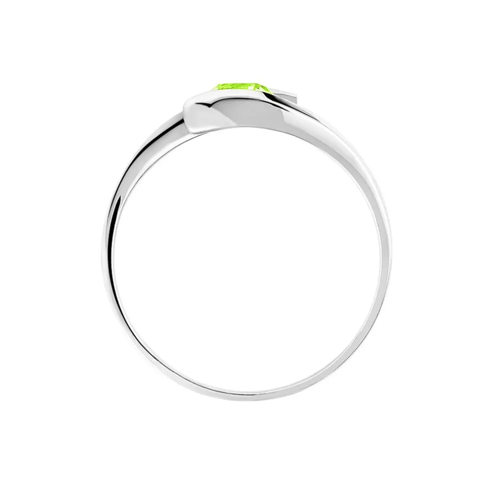 Bague Tiphaine Or Blanc Péridot