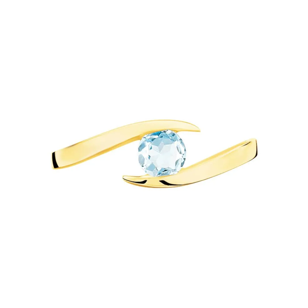 Bague Tiphaine Or Jaune Topaze