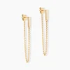Bijoux D'oreilles Dayanne Plaqué Or Jaune
