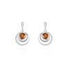 Boucles D'oreilles Argent Blanc Alanna Ambres