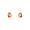 Boucles D'oreilles Argent Blanc Aleina Ambres