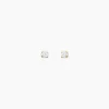 Boucles D'oreilles Barrettes Youssa Barrettes 5 Or Jaune Oxydes