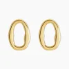 Boucles D'oreilles Gold Aura Acier Jaune