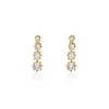 Boucles D'oreilles Pendantes Plaqué Or Beisiris Oxydes De Zirconium