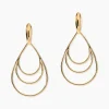Boucles D'oreilles Pendantes Jenyfer Plaqué Or Jaune