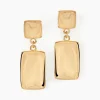 Boucles D'oreilles Pendantes Organica Or Jaune