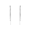 Boucles D'oreilles Pendantes Giorgia Argent Blanc