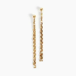 Boucles D'oreilles Pendantes Luminara Or Jaune