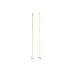 Boucles D'oreilles Pendantes Les Audacieuses Or Jaune Topaze