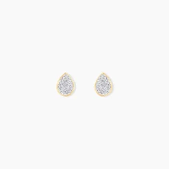 Boucles D'oreilles Puces Anitta Or Jaune