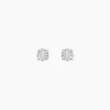 Boucles D'oreilles Puces Artemis Or Jaune Diamants
