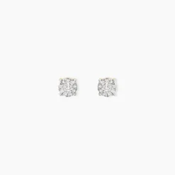 Boucles D'oreilles Puces Artemis Or Jaune Diamants