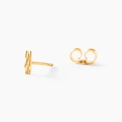 Boucles D'oreilles Puces Ash Or Jaune