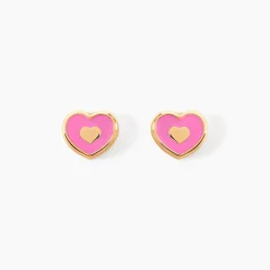 Boucles D'oreilles Puces Cintae Or Jaune