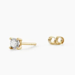 Boucles D'oreilles Puces Diamotion Or Jaune Diamant